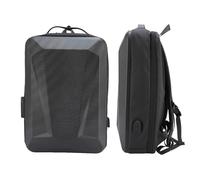 Tnfeeon Sac à Dos de Voyage Coque Rigide avec Port USB Compartiment pour Ordinateur Portable 15 6 Pouces Verrouillage Mot Passe D'affaires Collège Protection contre L'eau Séparation (BLACK)