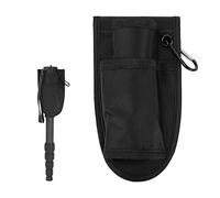 Tnfeeon Sac de Taille de Caméra Noire avec Crochet et Boucle, Sachet Taille Imperméable Imperméable pour Les Voyages, Grimper