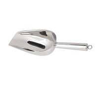 Tnfeeon Scoop de Glace en Métal pour Congélateur, Scooper en Acier Inoxydable pour Machine à Glace, Seau, Bar, Cuisine, Fêtes, Cubes Polyvalents pour Cubes, Pop-corn, Farine, Bonbons, (18OZ)