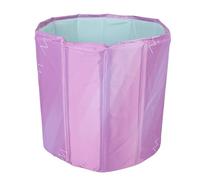 Tnfeeon Seau de Bain Autoportant, Baignoire Pliable Portable avec PVC isolé à 7 Couches et Tissu en, Baignoire de Trempage étanche avec Coussin de Siège, Bain Chaud glacé pour Spa à Domicile pour