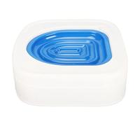 Tnfeeon Siège D'entraînement aux Toilettes pour Chats pour Les Toilettes d'art - Conception de Conception Facile à Dessiner et à Remplacer Les Ordures pour des Chats Plus Sains (Blue)
