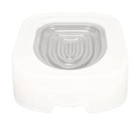 Tnfeeon Siège D'entraînement aux Toilettes pour Chats pour Les Toilettes d'art - Conception de Conception Facile à Dessiner et à Remplacer Les Ordures pour des Chats Plus Sains (Grey)