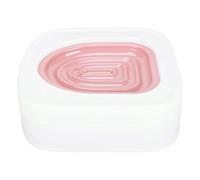 Tnfeeon Siège D'entraînement aux Toilettes pour Chats pour Les Toilettes d'art - Conception de Conception Facile à Dessiner et à Remplacer Les Ordures pour des Chats Plus Sains (Pink)