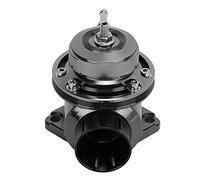 Tnfeeon Soupape de Décharge 40 Mm, Vanne de Surpression Réglable Diamètre Intérieur 65 Mm en Alliage D'aluminium ABS pour Protection de L'admission Moteur (BLACK)