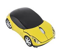Tnfeeon Souris optique sans fil 2, 4 G 1600 DPI pour PC/tablette, bureau (jaune)