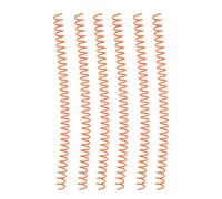 Tnfeeon Spirale de Reliure à Bobine, Peigne de Reliure à Feuilles en Plastique de 20 Pièces, Diamètre Intérieur de 13 Mm pour une Utilisation au Bureau et en Classe (#15)