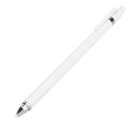 Tnfeeon Stylo de Type Universel, Matériau en Alliage d'aluminium, Stylet d'écriture Lisse pour Tablettes Mobiles et Appareils à écran Tactile, Compatible avec et (White)