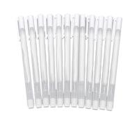 Tnfeeon Stylo Effaçable à la Chaleur 12 Pièces, Outil de Marquage du Tissu, Double Couleur pour la Broderie, la Couture et le Quilting (WHITE)