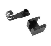 Tnfeeon Support de Chargeur EV Support Mural en Acier au Carbone pour Connecteur J1772 capacité de 100 LB Crochet en J Organisateur de Câble Couverture Météo pour Garage Abri de Voiture Utilisation