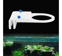 Tnfeeon Support de Chaussette de Filtre d'aquarium Support de Montage de Sac Filtrant Rétractable en Acrylique Réglable 20,5x12 Cm à 25x12 Cm pour l'entretien de la Filtration de la Boîte de