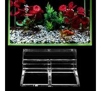 Tnfeeon Support de Couvercle en Verre pour Aquarium, Clips de Support en Acrylique pour Aquariums, Installation Facile avec Plusieurs Tailles pour Les (8 millimètres)