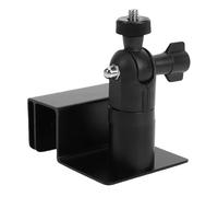 Tnfeeon Support de Gouttière pour Panneau Solaire, Rotation à 360 °, Support D'inclinaison à 180 ° pour Ring Arlo Blink Wyze Reolink, avec D'auvent de Gouttière RV à Canal C