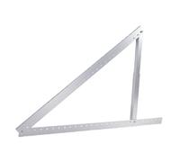 Tnfeeon Support de Panneau Solaire, Support en Alliage en Aluminium Réglable, Inclinaison de 15-30 Degrés, Robuste pour Les Installations RV, Yacht, Bateau, Toit et Sol