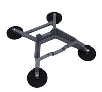Tnfeeon Support de Toit Satellite, Support d'antenne Magnétique avec de 264 Lb pour Camping-car, SUV, Camion, Bateau, Installation sans Perçage en Quelques Secondes, Alliage d'aluminium Résistant