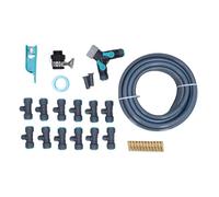Tnfeeon Système D'irrigation Goutte à Goutte pour Jardin, 10 M, Brumisateur avec Tuyau, Goutteur Réglable pour Plantes D'intérieur, Parterres de Fleurs D'extérieur, Pelouse Surélevée,