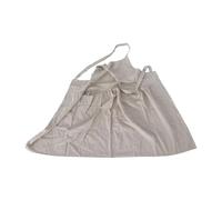 Tnfeeon Tablier de Cuisine pour Femme, Tablier en Lin et Coton lavé avec Poches, 82 X 105 Cm, 2 Poches, Couverture Respirante pour la Pâtisserie à Domicile, le Personnel du café, le Magasin de