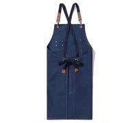 Tnfeeon Tablier de Travail, Tabliers à Outils, pour café Ardenin Ber Magasin de thé au Lait Toile de Travail Imperméable Ardenin du Bois Nan (bleu clair) (bleu clair)