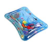 Tnfeeon Tapis de Jeu Aquatique Gonflable en PVC pour bébé, activité avec Animaux de l'océan, pour Nourrissons, Tout-petits, Encourage la Coordination œil-main, Intelligence, Croissance, Se Remplit,