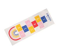 Tnfeeon Tapis de Jeu pour Enfants, Tapis de Marelle éducatif en Coton pour l'apprentissage Actif et l'utilisation en Salle de Jeux 78,7x29,1 Pouces