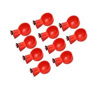Tnfeeon Tasse à Eau de Volaille Automatique Coque à Boire Réglable pour Les Canards de Poulets, Répandus, 10pcs