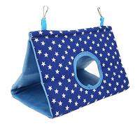 Tnfeeon Tente Suspendue pour Oiseaux, Lit d'oiseau en Flanelle Confortable, Hamac pour Perroquets pour Conures et Tourtereaux, Cachette Confortable pour Le Confort Hivernal (Tapez 2)