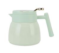 Tnfeeon Théière Thermique 880 Ml Isolée avec Affichage de la Température, Cafetière en Acier Inoxydable avec Filtre Fin pour Distributeur D'eau de thé glacé Chaud (GREEN)