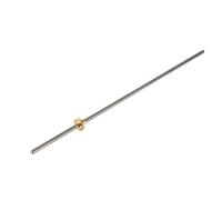 Tnfeeon Tige de Vis Mère en Acier Inoxydable T8 Tige Filetée Pas de 8 Mm Pas de 2 Mm avec écrou en Laiton pour Imprimante 3D Axe Z CNC Bricolage Mise à Niveau Rouille jusqu'à 212 °F (500mm)