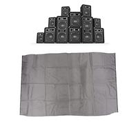 Tnfeeon Tissu de Gril en Haut-Parleur, 55,1 "x35.8 Tissu de Couverture de Tissu en Mailles Stéréo pour Les Haut-parleurs de la Scène Home Stage Repair et Vintage Carpet Subwoofer