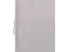 Tnfeeon Trousse de Maquillage, Trousse de Maquillage en Tissu Oxford Imperméable pour Le Rangement des Articles de Toilette et l'organisation de la Maison (Beige)