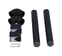 Tnfeeon Tuyau de Gouttière en Eau de Pluie Pratiques de 32 Mm en Eau de Pluie, Matériau en Aluminium Noir Exquis, Durée de Vie à Longue Durée