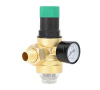 Tnfeeon Valve de Régulateur de Pression d'eau en Laiton avec Filtre en Acier Inoxydable, Contrôle de Pression Réglable de 3/4 Pouces pour Caravanes de Voyage, Garantit un Débit d'eau Constant et