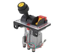 Tnfeeon Vanne de Commande Proportionnelle, Interrupteur de Prise de Force à 4 Positions pour Système Hydraulique de Camion-benne avec Fonction de Chute Lente, Construction en Aluminium pour les