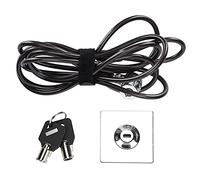 Tnfeeon Verrou pour Ordinateur Portable, Antivol, galvanisé, sécurité Informatique, Câble de 6,7 Pieds avec Base de Verrouillage pour OS X/Lenovo/ASUS,