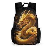 TNFHSOFT Dragon Sac À Dos Pour Enfants Filles Sacs D'école 3D,Dragon japonais Sac À Dos Pour Enfants Sac D'école Pour Tout-petits, Sacs À Dos Décontractés Ergonomiques Mode 17pouce