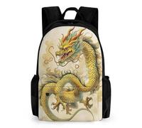 TNFHSOFT Dragon Sacs À Dos Sac À Dos Scolaire Pour Enfants Sac D'école Imprimé En 3D Sac D'école Pour Garçons Élèves Du Primaire Et Du Collège 17pouce