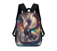 TNFHSOFT Le dragon Cartables Imprimés En 3D Dinosaures Sacs À Dos Scolaires Garçons Filles Sac À Dos Personnalisé Sac D'école Primaire Étudiant Enfants Bookbag 17pouce