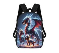 TNFHSOFT Le dragon Sacs À Dos Pour Enfants Dinosaures Sacs D'école Pour La Maternelle Secondaire Sac À Dos Pour Enfants D'âge Préscolaire Sacs À Dos De Marche 17pouce