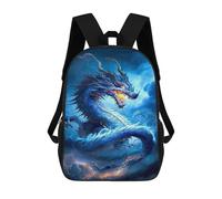 TNFHSOFT Le Dragon Sacs À Dos Sac À Dos Scolaire Pour Enfants Sac D'école Imprimé En 3D Sac D'école Pour Garçons Élèves Du Primaire Et Du Collège 17pouce