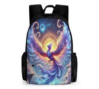 TNFHSOFT Le Phoenix Sacs À Dos, CArtable Garcon Primaire, Art Imprimé Sac À Dos Enfants Sac À Dos, 3D CArtable Scolaire Garçon Kids Backpacks, Sac De Voyage Étanche Étudiant CArtable