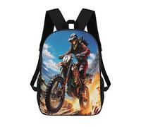 TNFHSOFT Off-road Motorbike Vehicles Sacs À Dos Pour Enfant,Imprimé 3D Sac À Dos Enfants Sacs Dos Cartable Scolaire Garçon Kids Backpacks Sac Accessoire De Mode Sac À Dos Pour Garçons Et Filles