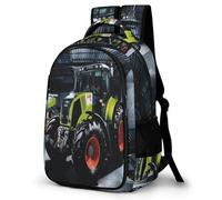TNFHSOFT Sac À Dos Scolaire Personnalisé Chien En 3D Sac À Dos Tracteur D'école Léger Et Décontracté Pour Enfants, Garçons, Filles, Adolescents