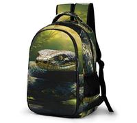 TNFHSOFT Sac À Dos Scolaire Pour Enfants Imprimé En 3D Le Serpent De La Jungle Sac À Dos Sac À Dos Sacs À Dos De Sport Pour Garçons Et Filles Mode Sac À Dos