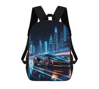 TNFHSOFT Sac À Dos Sports Car Enfant - Garçons Filles Cartable Sports Car École Primaire Étudiant Sac À Dos De Pour Adolescent Quotidienne À L'extérieur/7-12 AnsSports Car