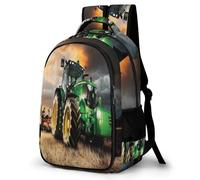 TNFHSOFT Tracteur Sac À Dos,Dessin Sac À Dos Ordinateur Portable Avec Épais Bretelles Et Poignée,les Voyages Cartable Épaule Pour Adolescents,Garçons,Filles One Size