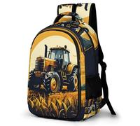 TNFHSOFT Tracteurs Étudiant Sacs À Dos, Sac À Dos Enfant ，Adolescents Sac De Voyage Garçon Filles,CArtable Primaire Avec Poche Cachée Sur Le Côté 17inch
