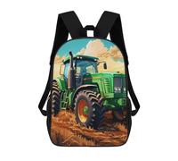 TNFHSOFT Tracteurs Sacs À Dos Sac À Dos Scolaire Pour Enfants Sac D'école Imprimé En 3D Sac D'école Pour Garçons Élèves Du Primaire Et Du Collège 17pouce