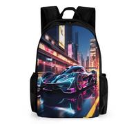 TNFHSOFT Voitures de sport Sac À Dos, Sac À Dos Pour Enfants, Sac D'école Étudiant Sac À Dos, Sac D'école Imprimé En 3D BBB Pour Garçons Filles 42x30.5cm