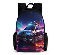 TNFHSOFT Voitures de sport Sacs À Dos Pour Enfants Voitures de course Sacs D'école Pour La Maternelle Secondaire Sac À Dos Pour Enfants D'âge Préscolaire Sacs À Dos De Marche