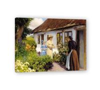 TNGHHSGA Anniversaire D'Un Ami ProcheTableau Paysage Naturel Hans Andersen Brendekilde sur Toile70x91cm Encadrée