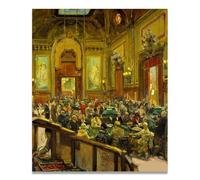 TNGHHSGA AprèS-Midi Portrait RéAliste Et ScèNes De Guerre De John Lavery - Art Irlandais Sur Toile Pour DéCoration Murale 50x60cm Sans cadre